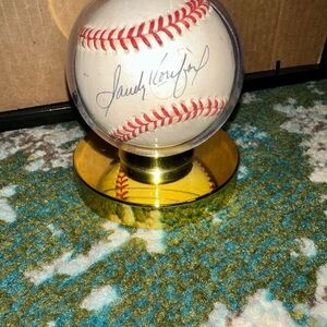 Gold Baseball Display Stand